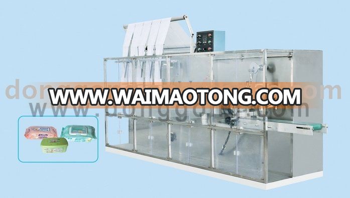 automatic baby wet wipe tissue making machine